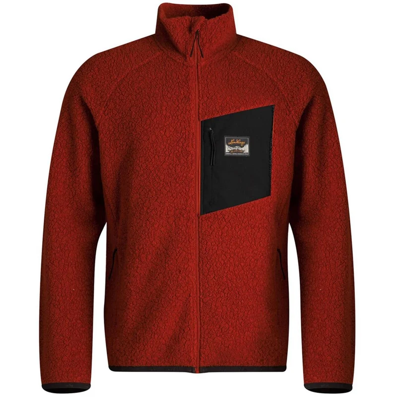 Lundhags Flok Pile Wool Fleece Men brick