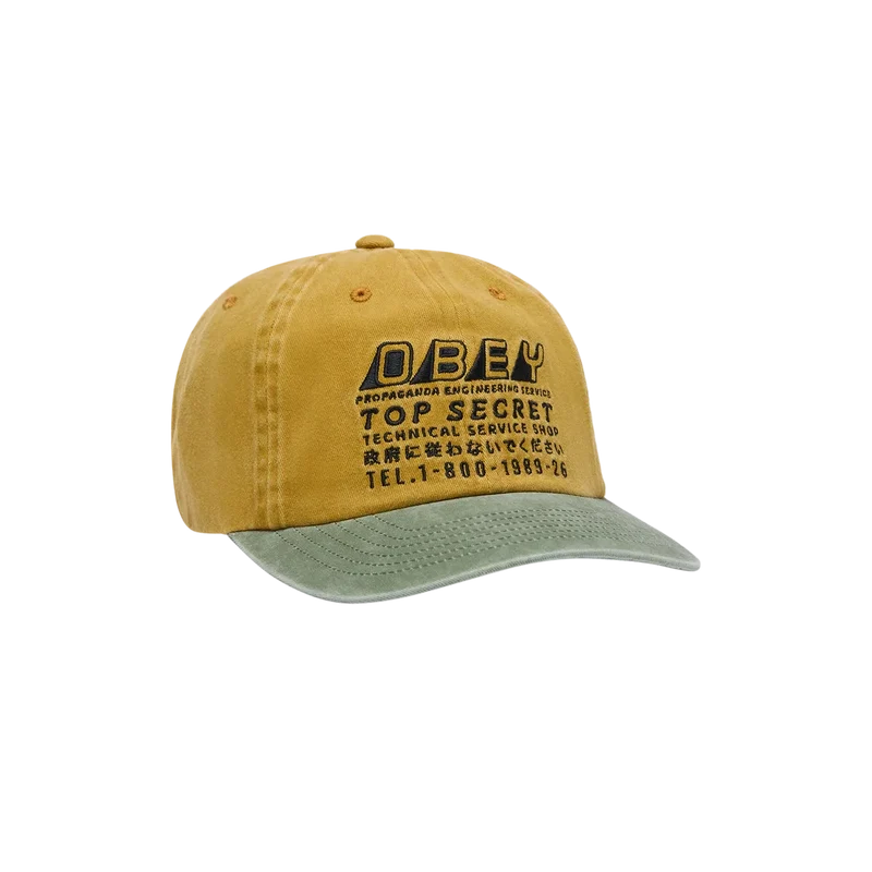 Obey Pigment obey top secret 6 panel
