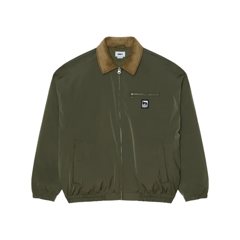 Obey elysian jacket grape leaf