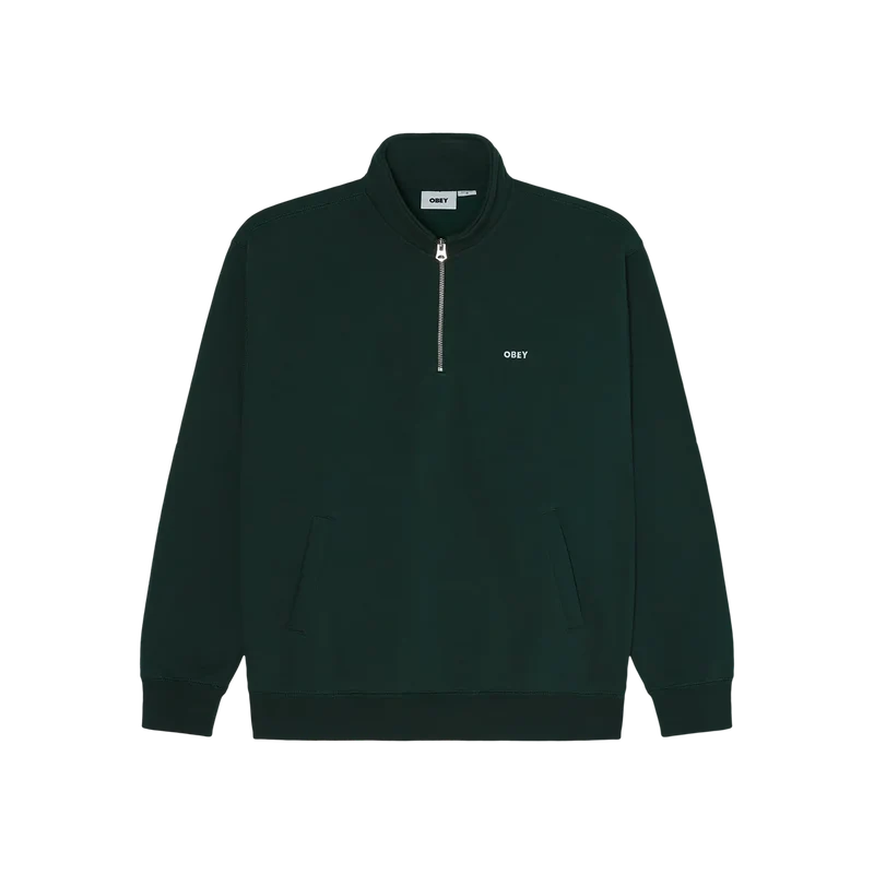 Obey Established works bold mockneck green gables