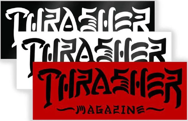 Thrasher Thrash and Destroy 5 Inch Sticker
