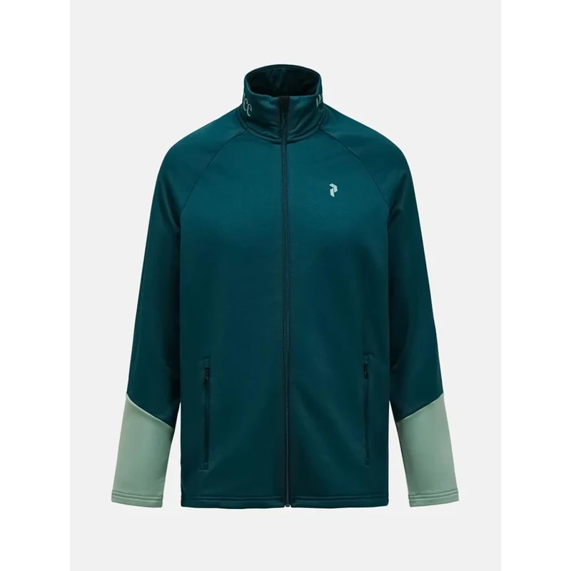 Peak Performance M Rider Essentails Zip Jacket ponderosa pine green valley Herren Fleecejacke