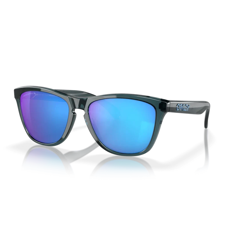 Frogskins Crystal Black Prizm Sapphire Polarized