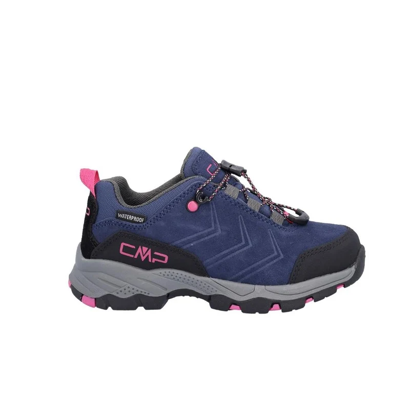 CMP Kids Melnick low Trekking WP blue fuxia (Größe 28 bis 37)