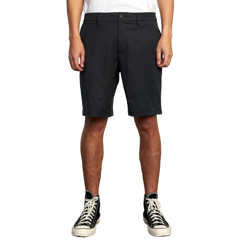 Rvca Back In Hybrid Black short