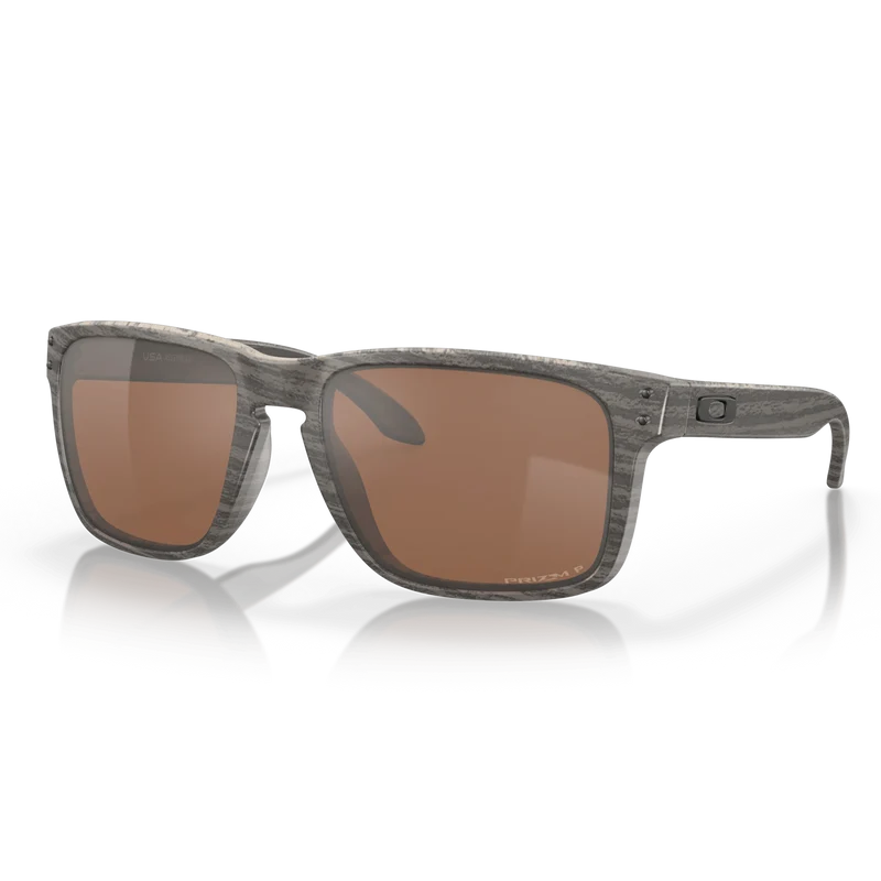 Holbrook XL Woodgrain Montuur Prizm Tungsten Polarized Glazen