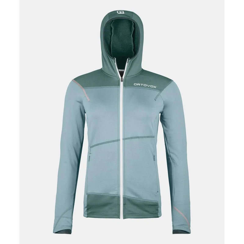 ORTOVOX FLEECE LIGHT HOODY W - glacier grey