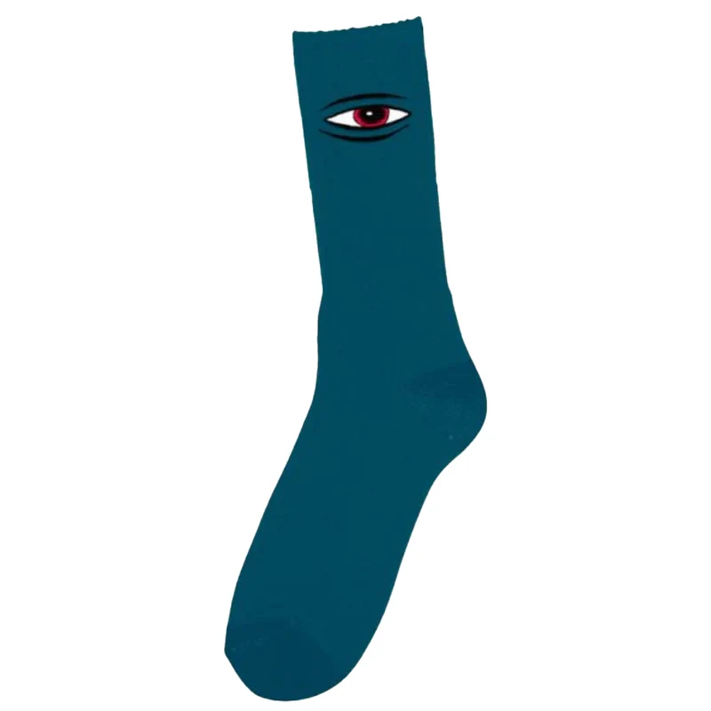 Sect Eye Embroidered Sock