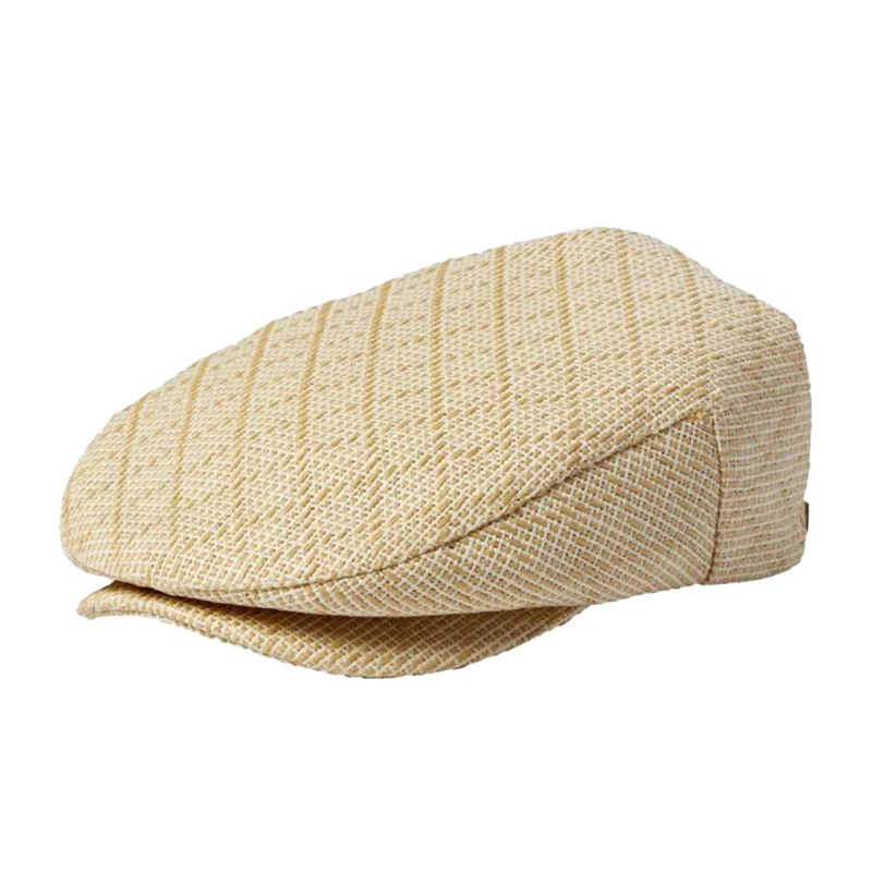 HOOLIGAN SNAP CAP TAN/NATURAL STRAW