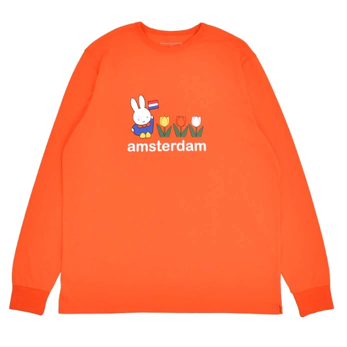 miffy amsterdam longsleeve t-shirt orange
