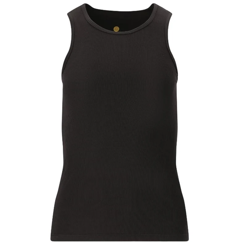Athlecia - Tinashe Halterneck Rib Top - black