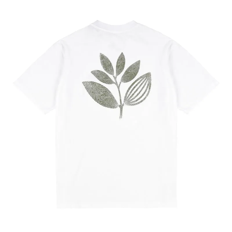 FINGERPRINT PLANT TEE WHITE