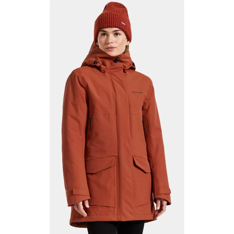 Didriksons Frida Parka Women rust