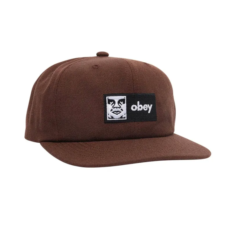 Obey case 6 panel classic snapback