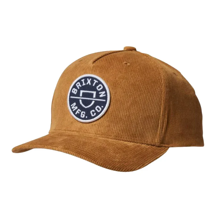 CREST C MP SNAPBACK GOLDEN BROWN CORD