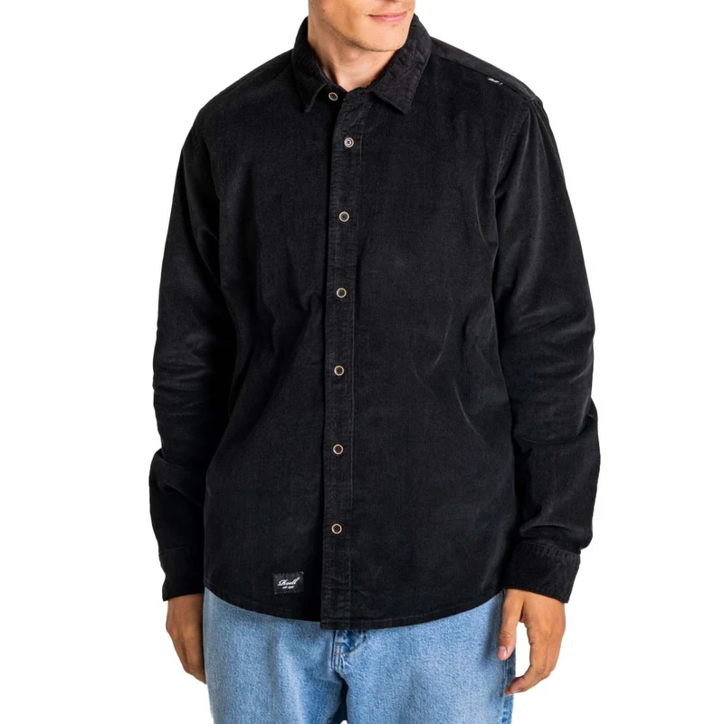 Reell Strike Shirt Black