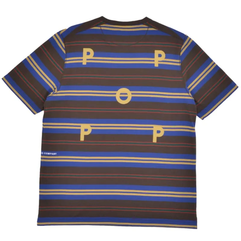 striped logo t-shirt