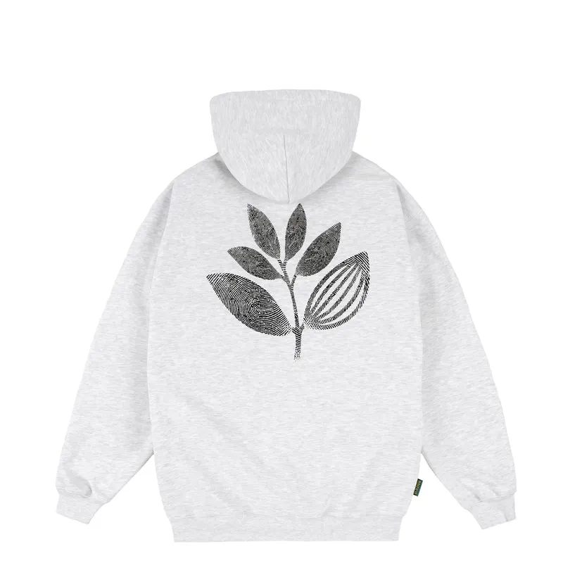 FINGERPRINT PLANT HOODIE ASH