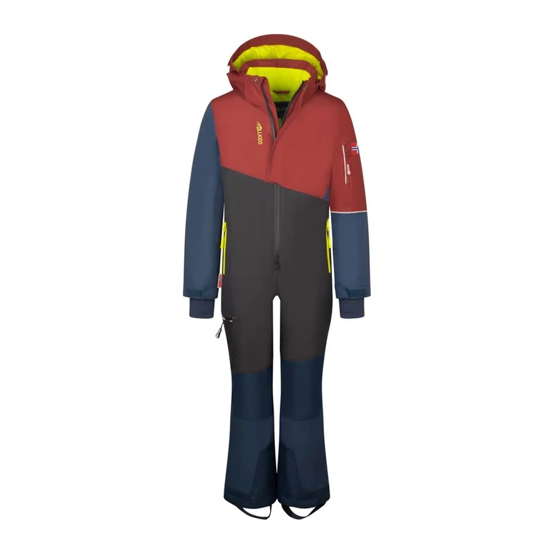 Trollkids Kids Hallingdal Snowsuit carmin red Kinder