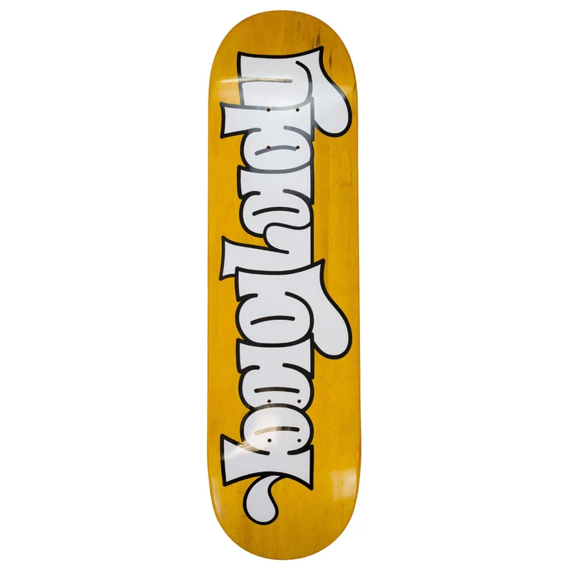 YELLOW THROW UP LOGO BOARD