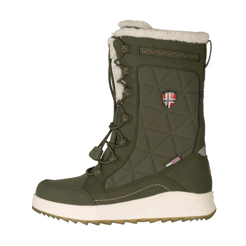 Trollkids Girls Arendal Winter Boots PRO olive Kinder