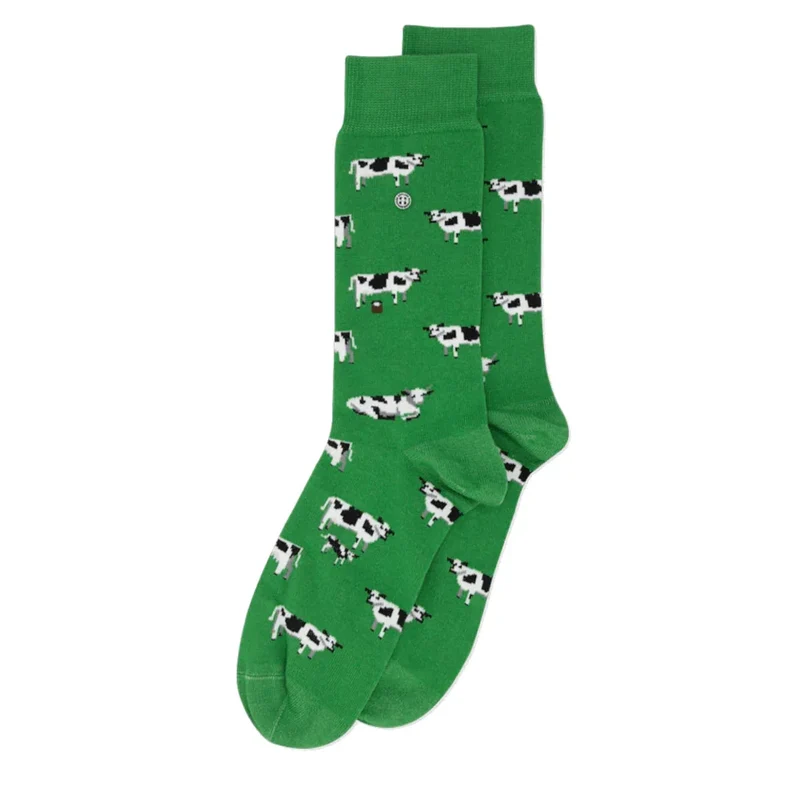 Alfredo Gonzales Sokken Cows AG-SK-COW-01-115 Groen