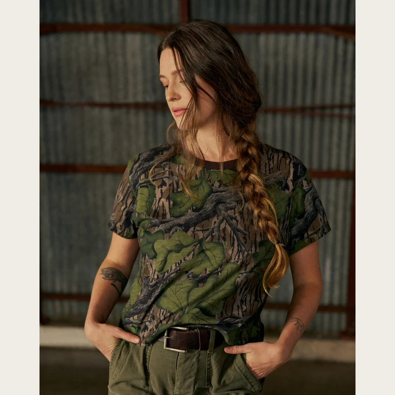 Women's Tecovas x Mossy Oak Ringer Tee