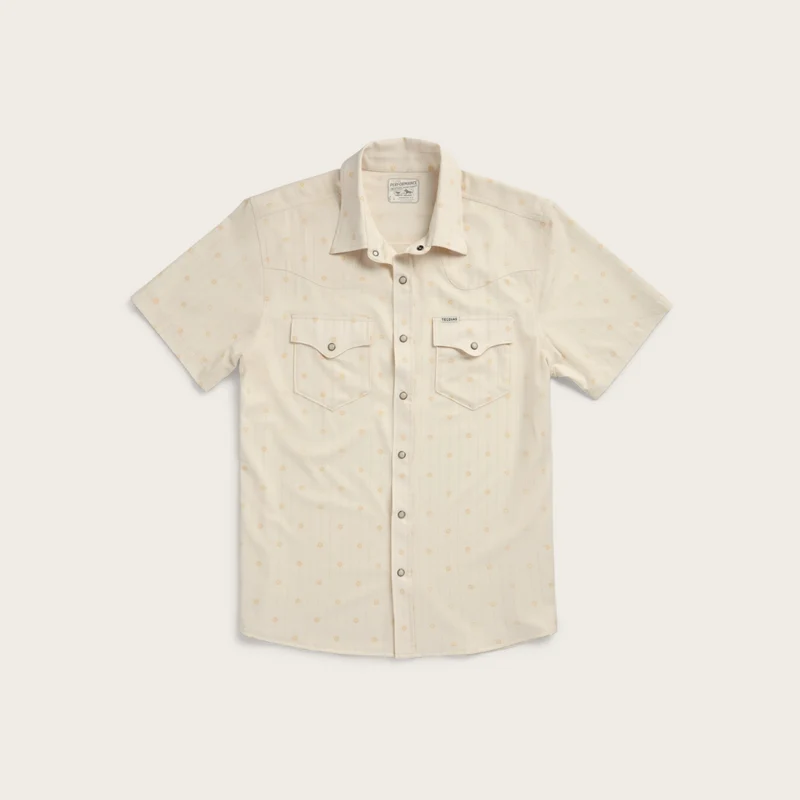 Men's Performance Short Sleeve Western Pearl Snap