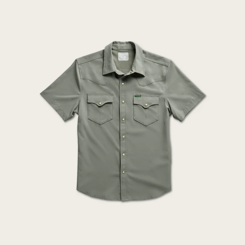 Men's Performance Short Sleeve Western Pearl Snap