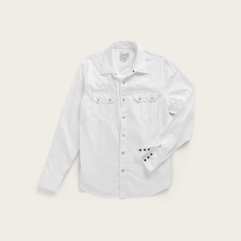Men's Vintage Weight Pearl Snap