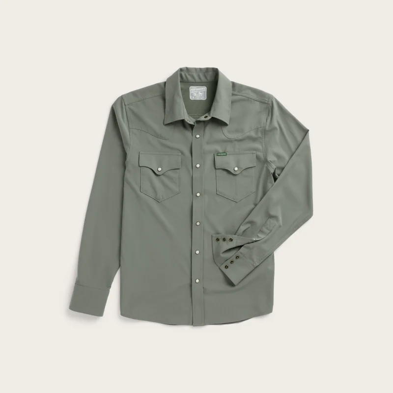 Men's Performance Long Sleeve Western Pearl Snap