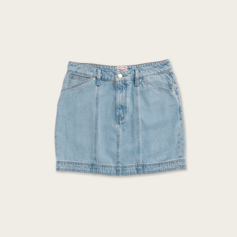 Women's High-Rise Denim Mini Skirt