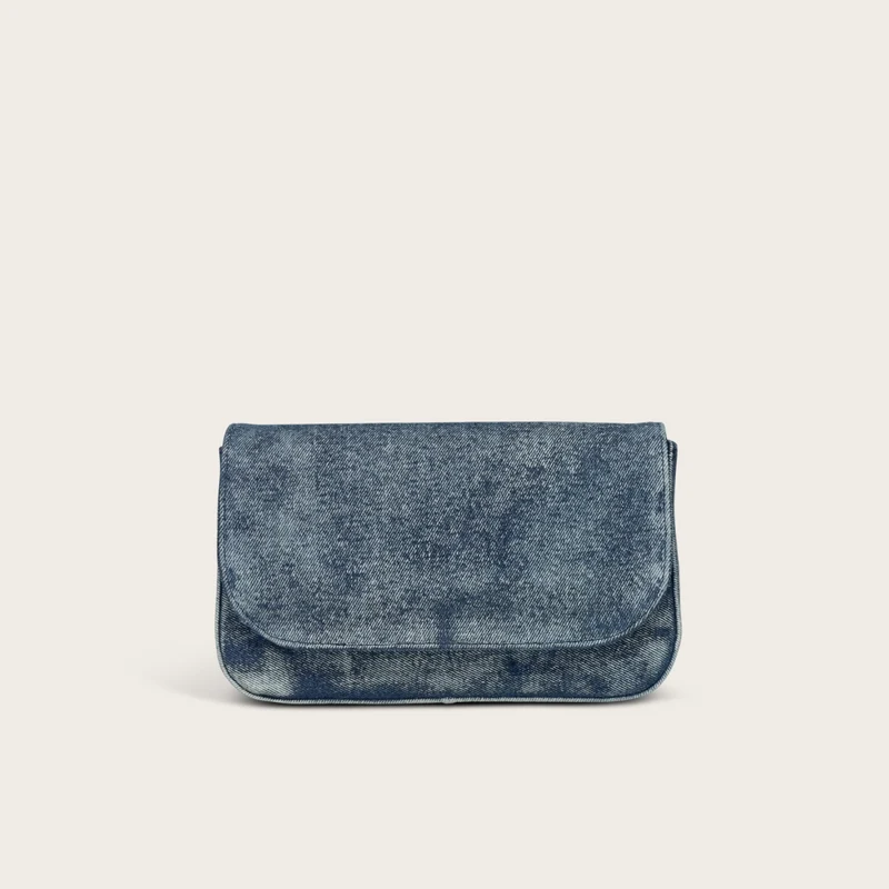 Denim Flap Bag