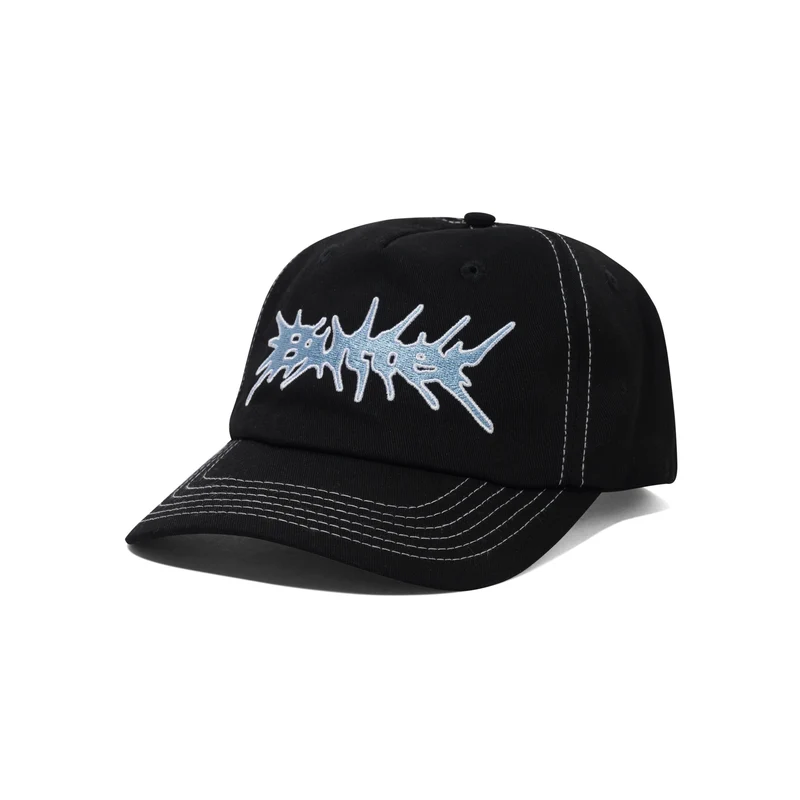 Butter Goods Nail 5 Panel Cap Black