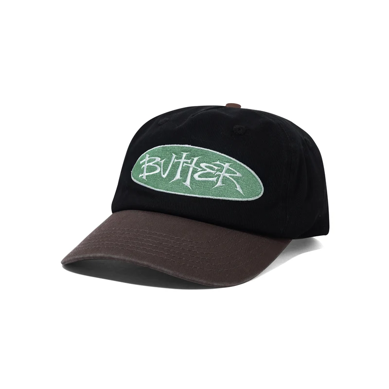 Butter Goods Tide 5 Panel Cap Washed Black/Dusk