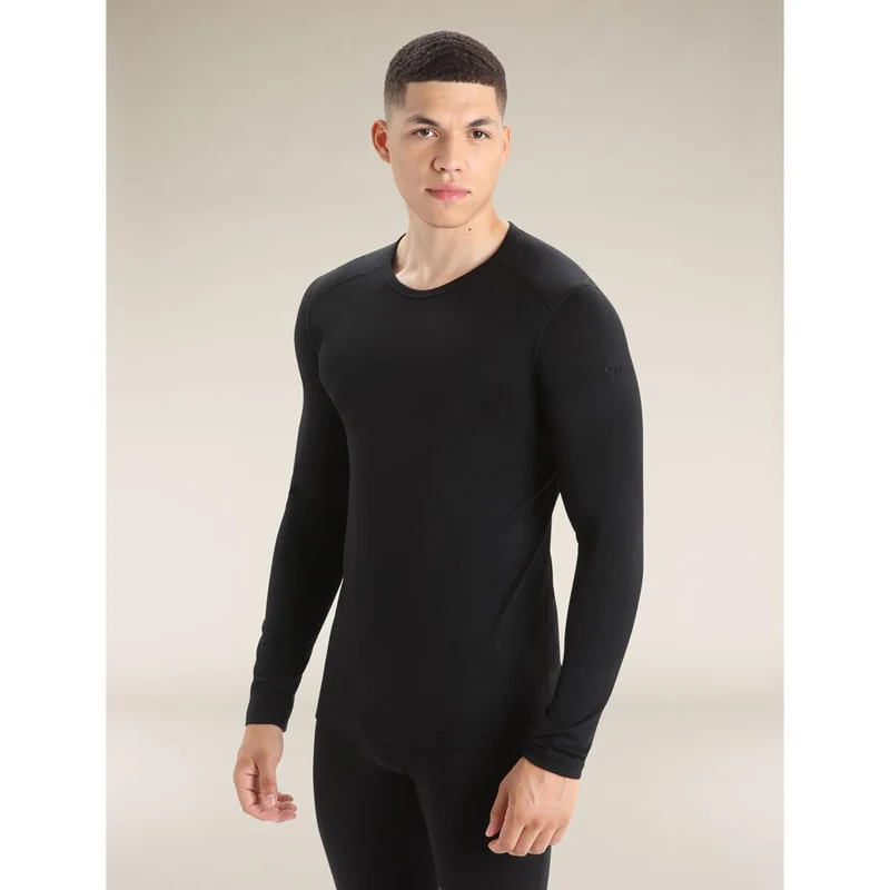 Icebreaker Merino 200 Oasis LS black Herren Longsleeve