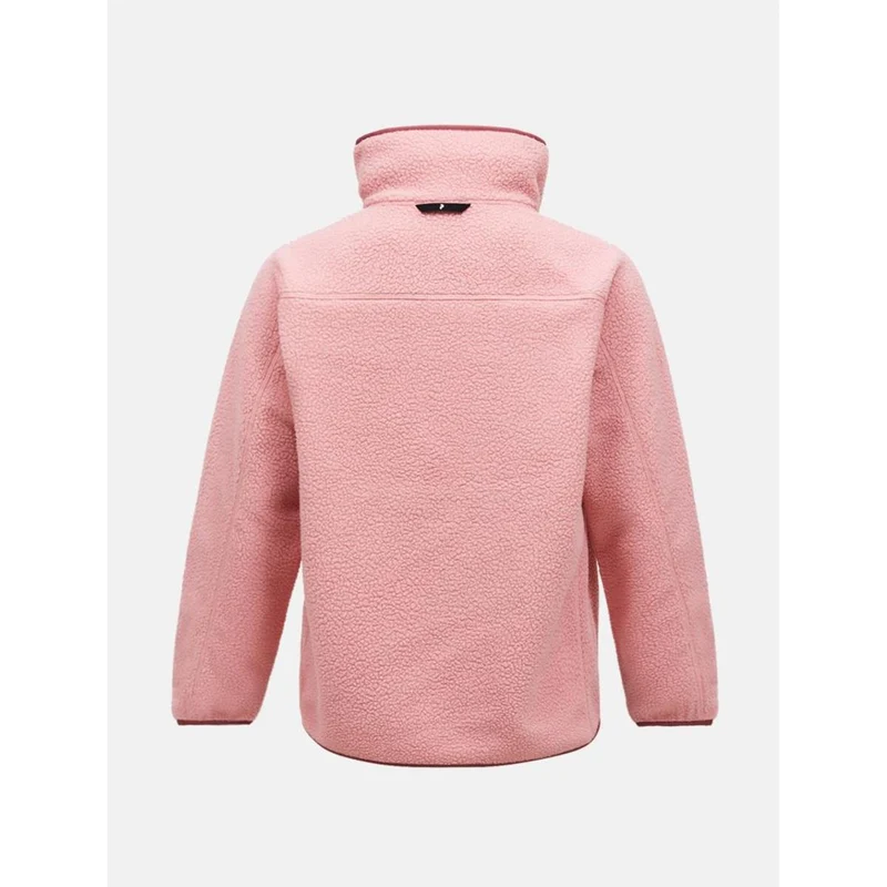 Peak Performance W Nature Rush Pile Half Zip warm blush wild rouge Damen Pullover
