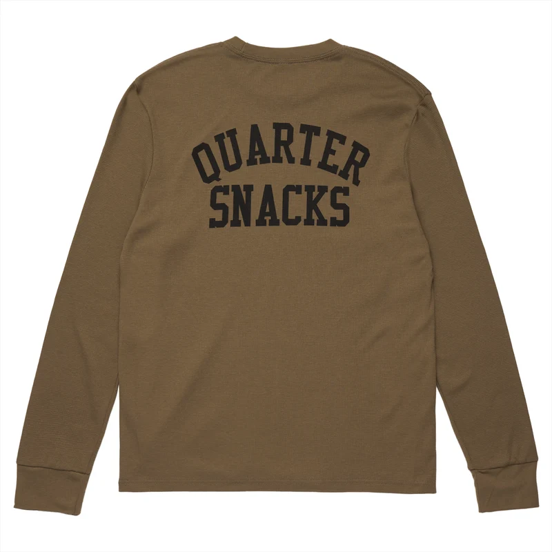 Quartersnacks Printed Thermal Longsleeve Tee