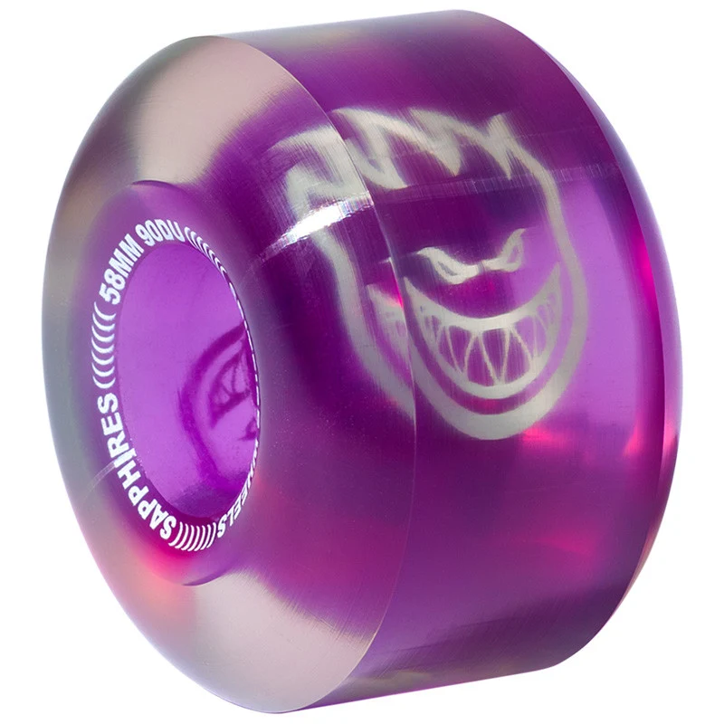 Spitfire Sapphire Wheels Clear Purple 90D