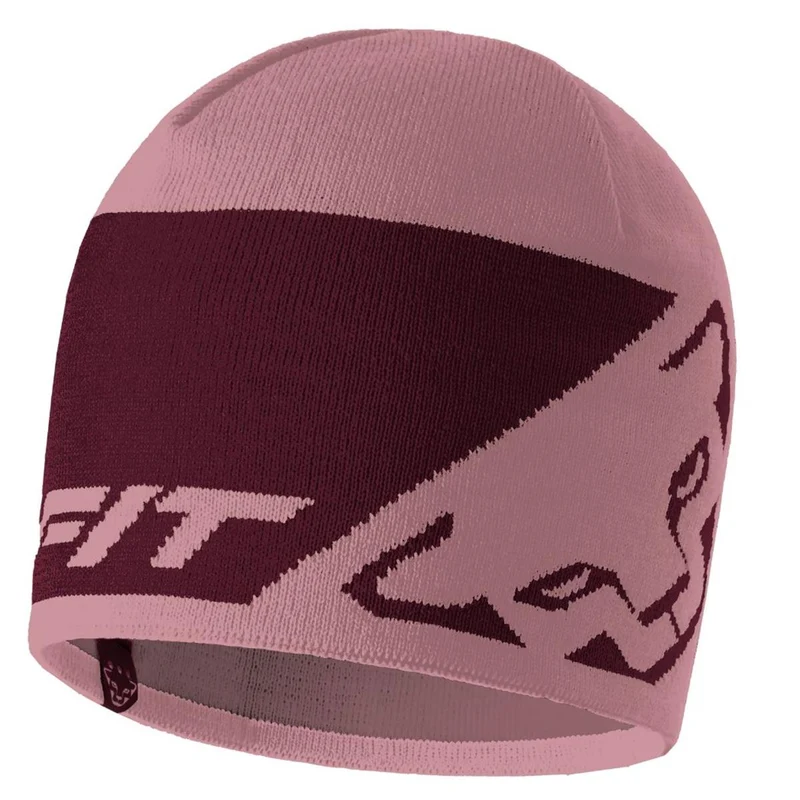 Dynafit Leopard Logo Beanie mokarosa Unisex Mütze