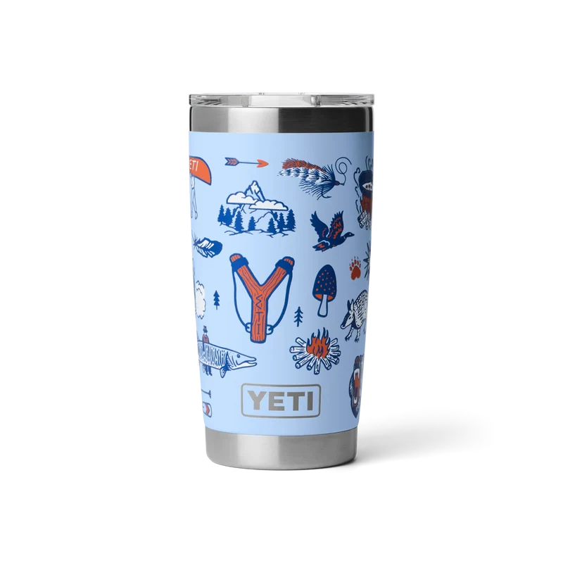 Yeti Rambler 20 Oz Tumbler Big Sky Summer Camp