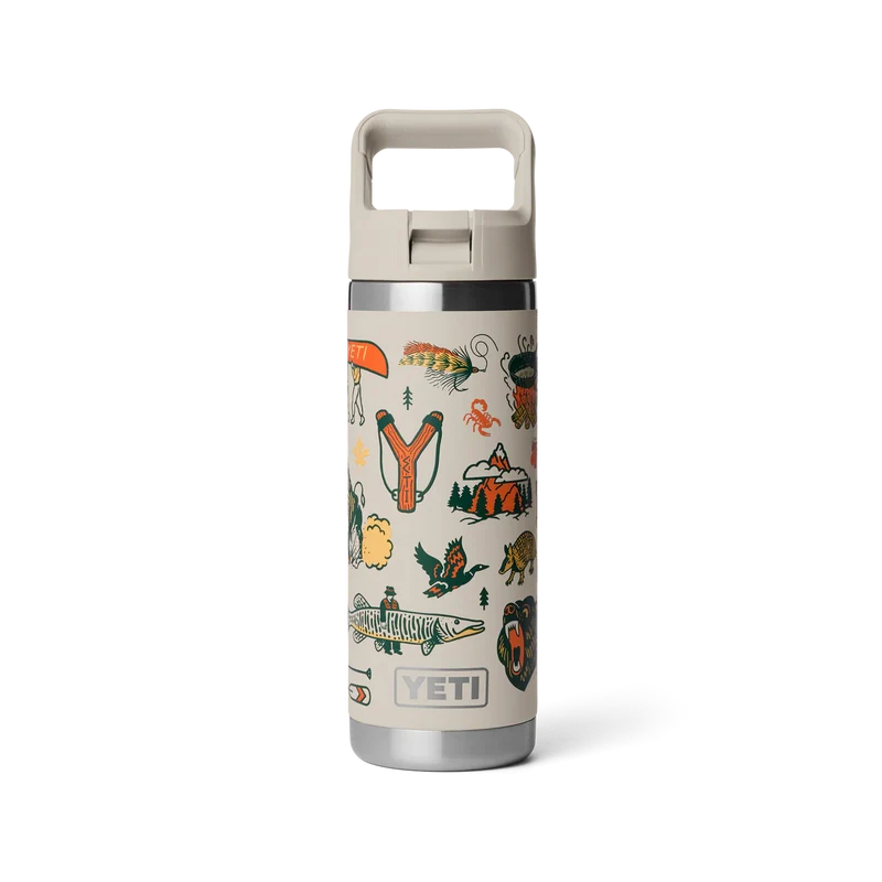 Yeti Rambler 18 Oz Colour Straw Cape Summer Camp