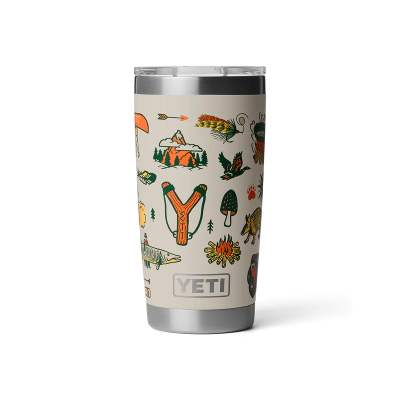 Yeti Rambler 20 Oz Tumbler Cape Summer Camp