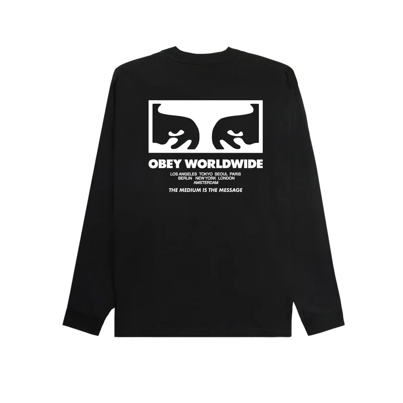Obey the medium is the message longsleeve