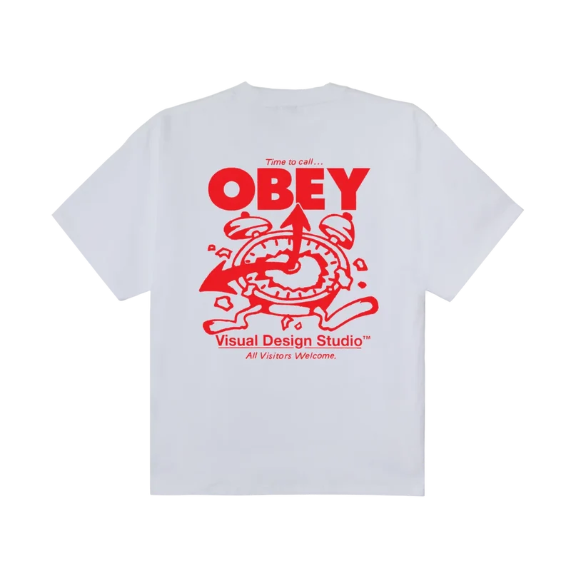 Obey Time to call obey heavyweight classic tee