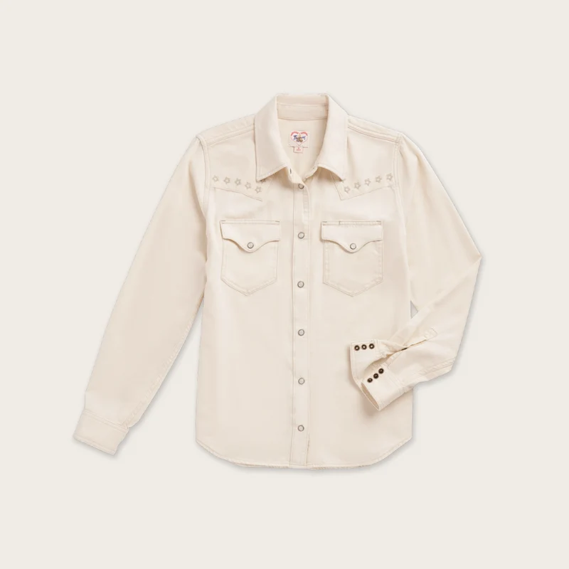 Women's Denim Pearl Snap