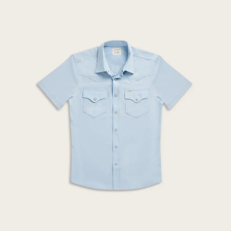 Men's Performance Short Sleeve Western Pearl Snap