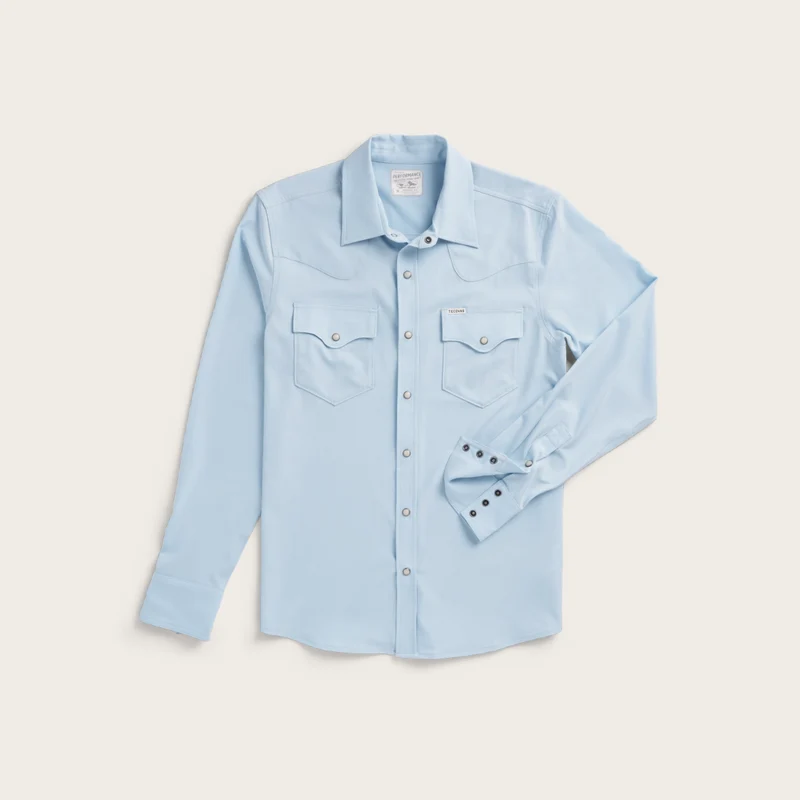 Men's Performance Long Sleeve Western Pearl Snap
