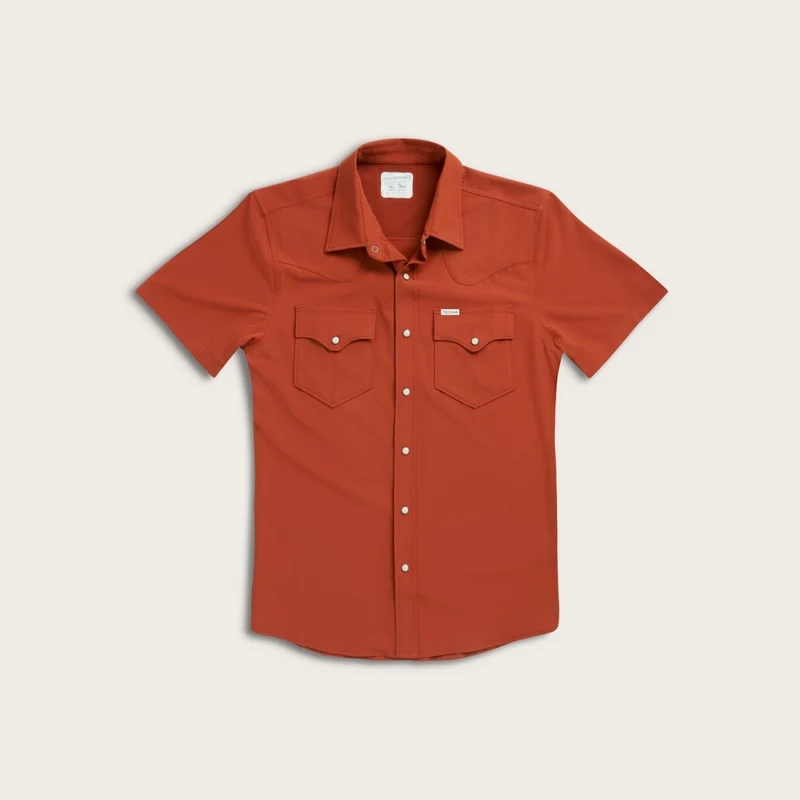 Men's Performance Short Sleeve Western Pearl Snap