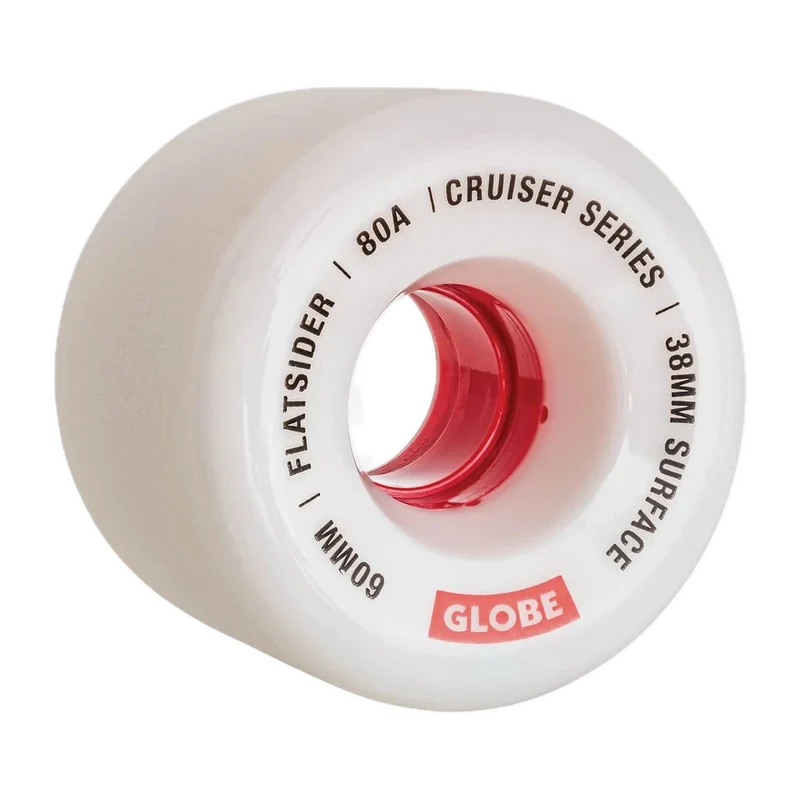 Globe Flatsider Cruiser Wheel White/Red